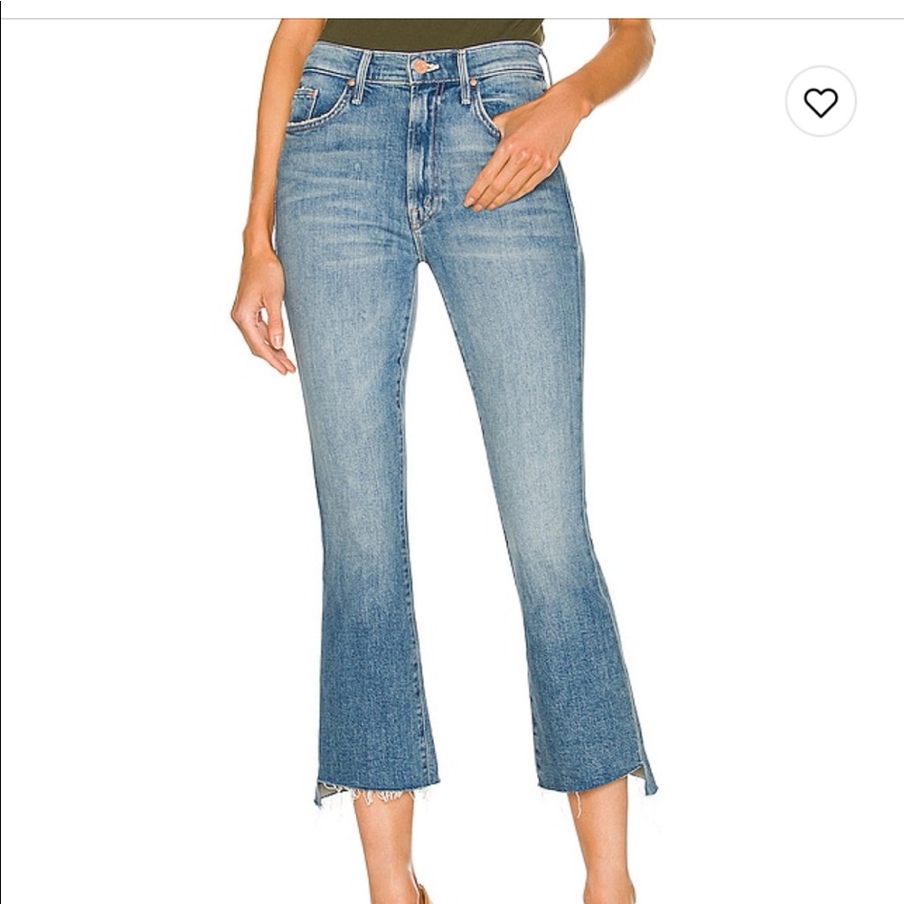 Mother Insider Ankle Fray Jeans